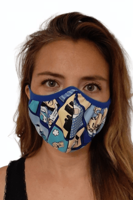 Mascarilla Antifluidos Mujer Comic1