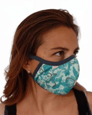 Mascarilla Antifluidos Mujer Medical Turquesa1