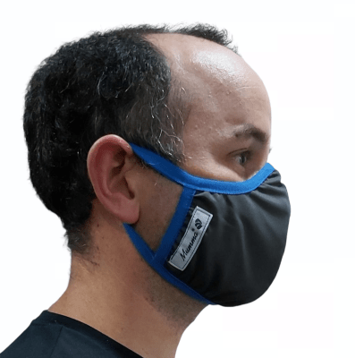 Mascarilla Antifluidos Hombre Gris