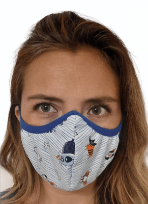 Mascarilla Antifluidos Mujer E/ Perritos