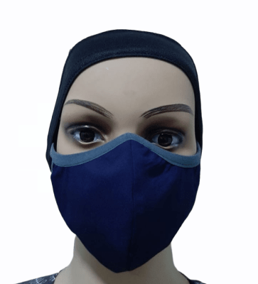 Mascarilla Antifluidos Mujer Azul Marino