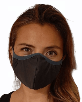 Mascarilla Antifluidos Mujer Gris