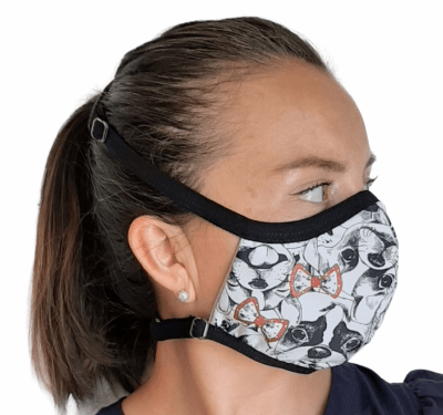 Mascarilla Antifluidos Adulto Ajustable Perros