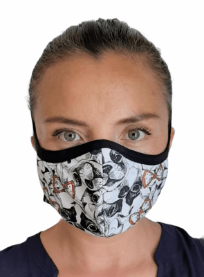Mascarilla Antifluidos Adulto Ajustable Perros