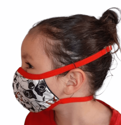 Mascarilla Niños Ajustable Antifluido Perros1