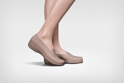 Calzado Zapato Sticky Shoe Social Antideslizante Mujer Nude