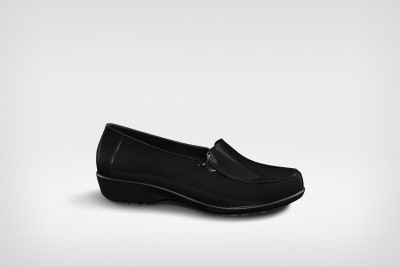 Calzado Zapato Sticky Shoe Social Antideslizante Mujer Negro
