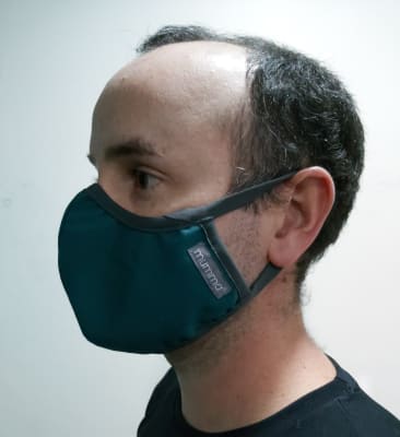 Mascarilla Antifluidos Hombre Verde Electrico 