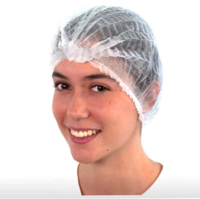 Cofias desechables Tipo Clip Blanco Bolsa de 100 unidades1
