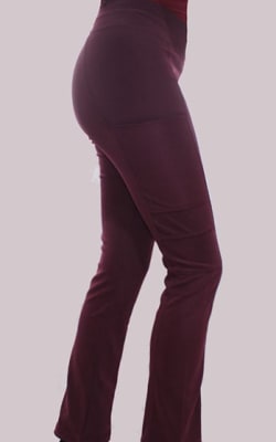 Uniforme Clínico Pantalón Mujer Flex Pro Burdeo2