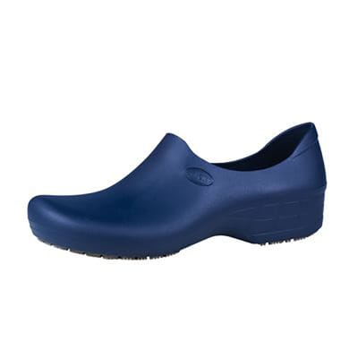Zapato Zueco Antideslizante Cocina Clínico Azul Marino