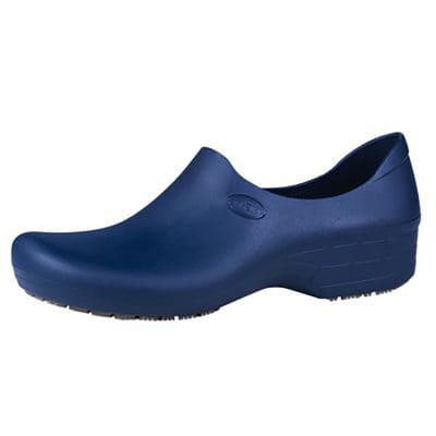 Zapato Zueco Antideslizante Cocina Clínico Azul Marino