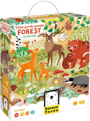 PUZZLE WILD JUMBO: ANIMALES DEL BOSQUE (40 PIEZAS)