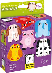 MI PRIMER PUZZLE: ANIMALES (14 PIEZAS, 7 PUZZLES)