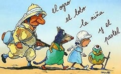 EL OGRO, EL LOBO, LA NIÑA Y EL PASTEL 