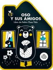 OSO Y SUS AMIGOS. LIBRO DE FIELTRO CASA FELIZ