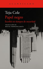 PAPEL NEGRO. ESCRIBIR EN TIEMPOS OSCUROS