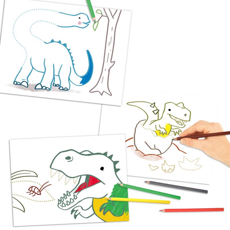 DINO WORLD MINI: LIBRO PARA COLOREAR3