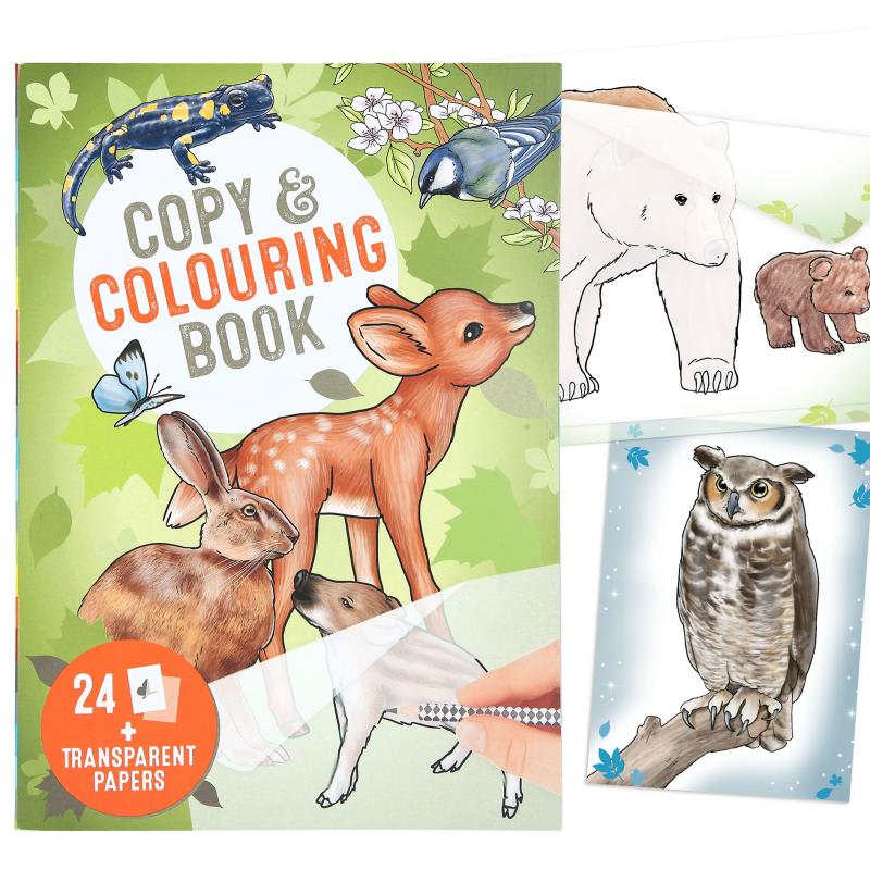 ANIMALES SALVAJES LIBRO PARA CALCAR Y COLOREAR3