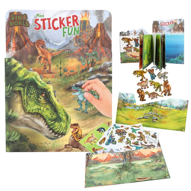 DINO WORLD MINI STICKER FUN2