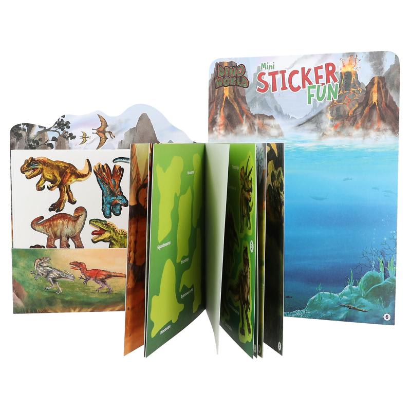 DINO WORLD MINI STICKER FUN4