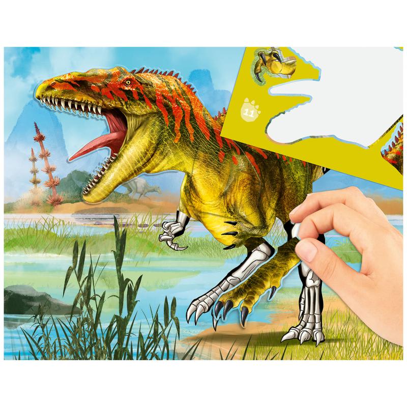 DINO WORLD STICKER  FUN2