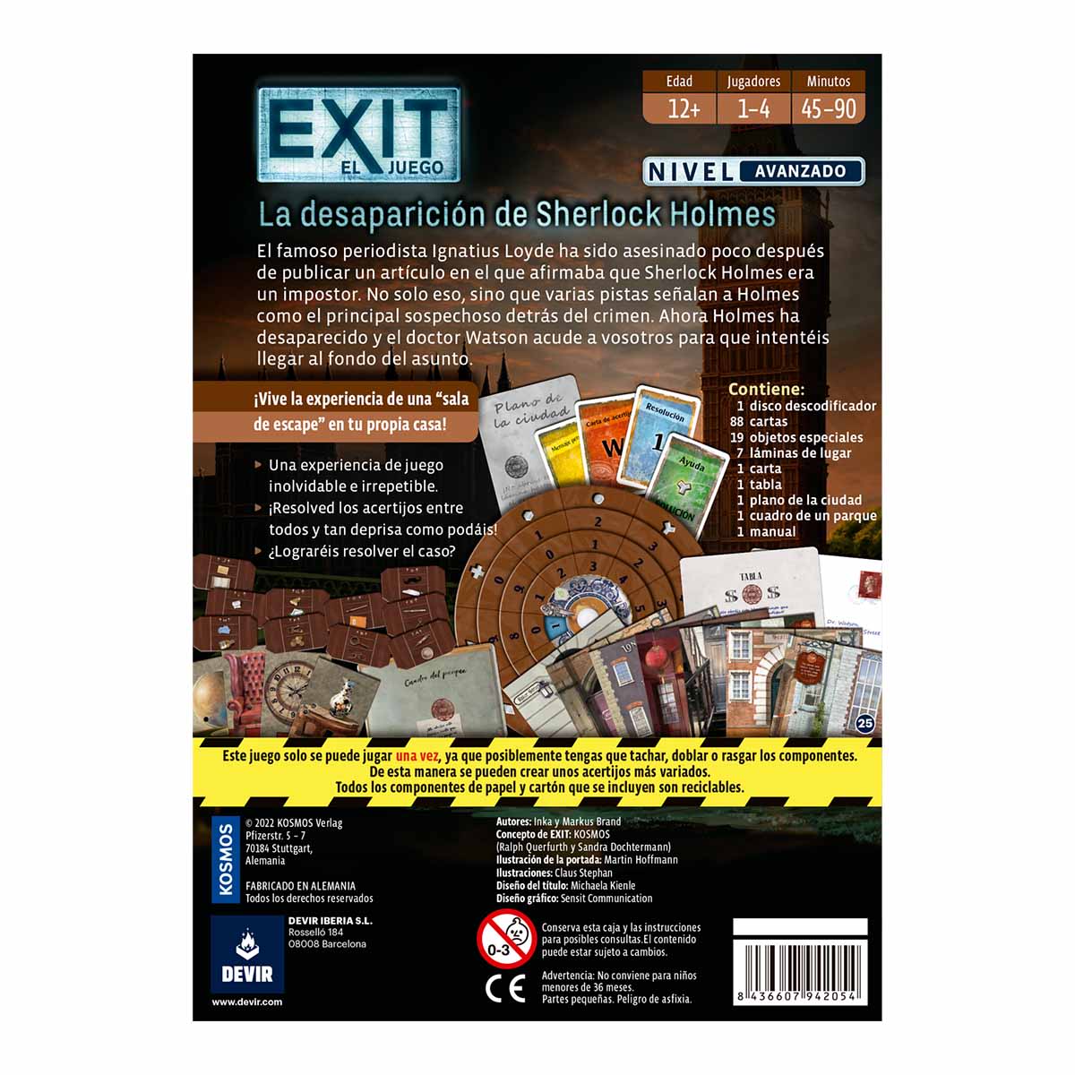 EXIT: DESAPARICIÓN SHERLOCK HOLMES3