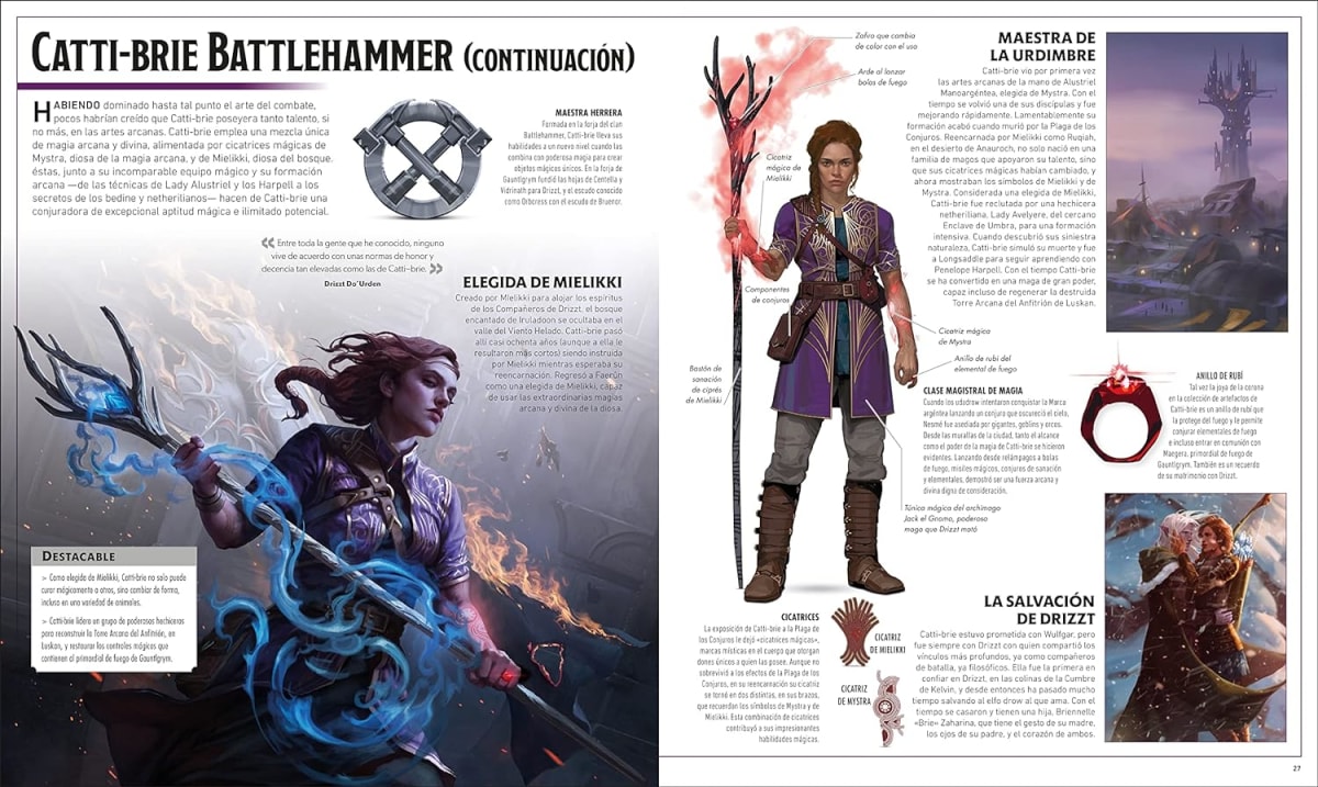 DUNGEONS & DRAGONS. LA LEYENDA DE DRIZZT. DICCIONARIO VISUAL2