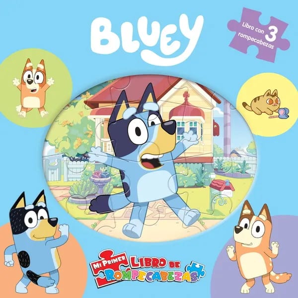 BBC BLUEY - MI PRIMER LIBRO DE ROMPECABEZAS - PLANETA C1