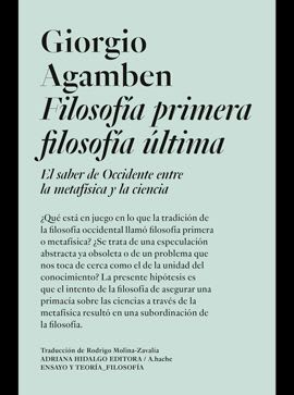 FILOSOFÍA PRIMERA FILOSOFÍA ÚLTIMA1