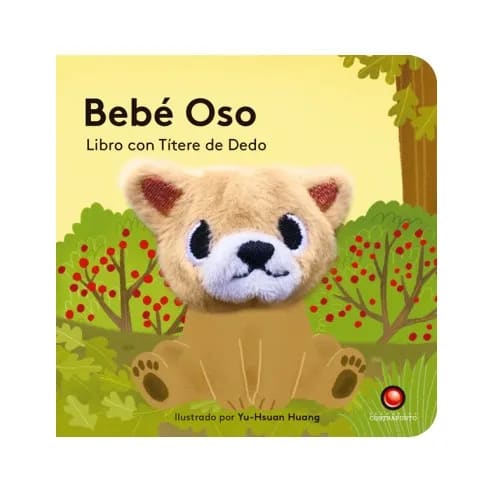 LIBRO CON TÍTERE DE DEDO: BEBÉ OSO1