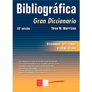 GRAN DICCIONARIO DE SINONIMOS Y ANTONIMOS  1