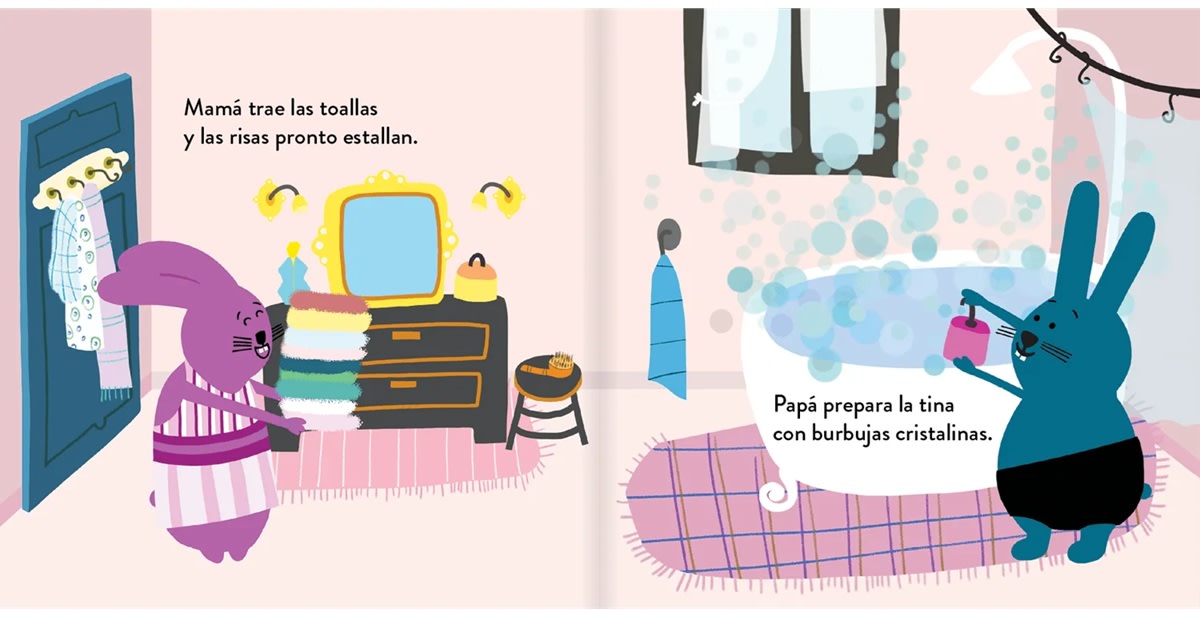 A BAÑARSE, CONEJITOS3