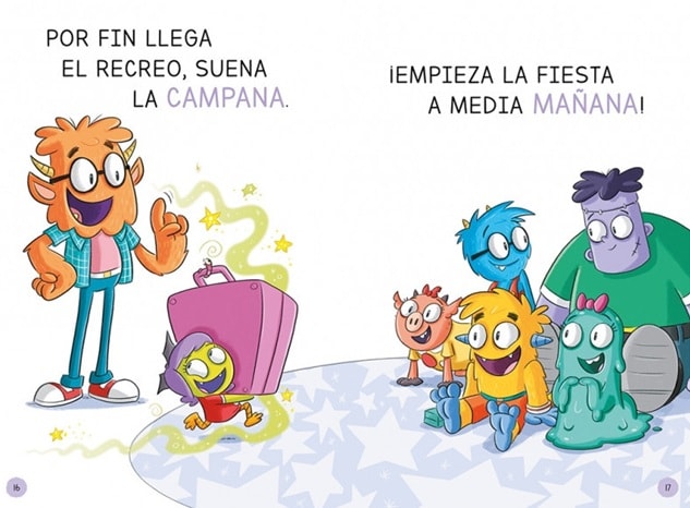 APRENDE A LEER EN LA ESCUELA DE MONSTRUOS 5: PASTELES VOLADORES DE COLORES3