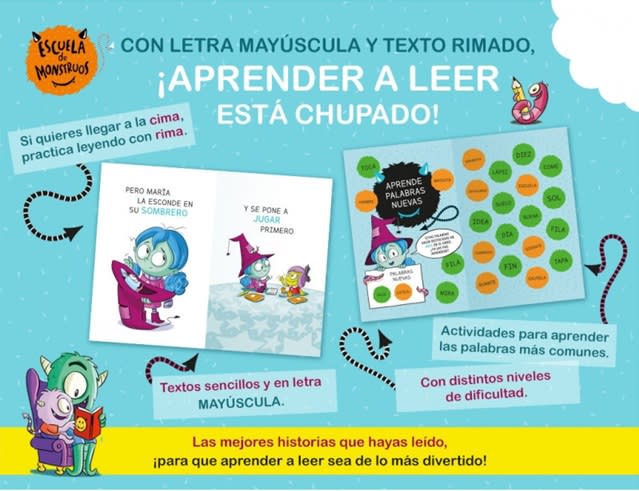 APRENDE A LEER EN LA ESCUELA DE MONSTRUOS 5: PASTELES VOLADORES DE COLORES4