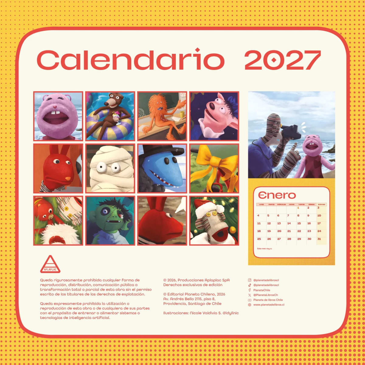 CALENDARIO 31 MINUTOS - PLANETA C1