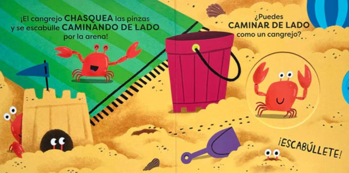 ACCIONES ANIMALES: ¡CHASQUEA FUERTE COMO UN CANGREJO!3