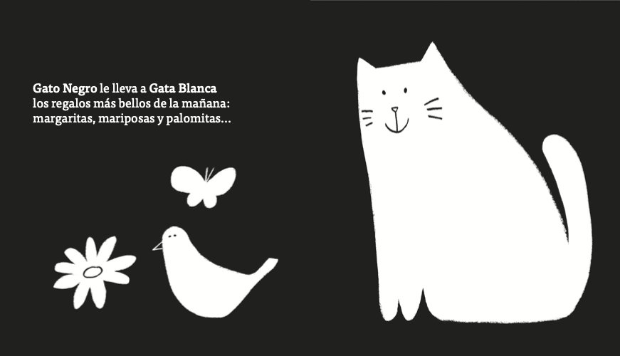 GATO NEGRO, GATA BLANCA3