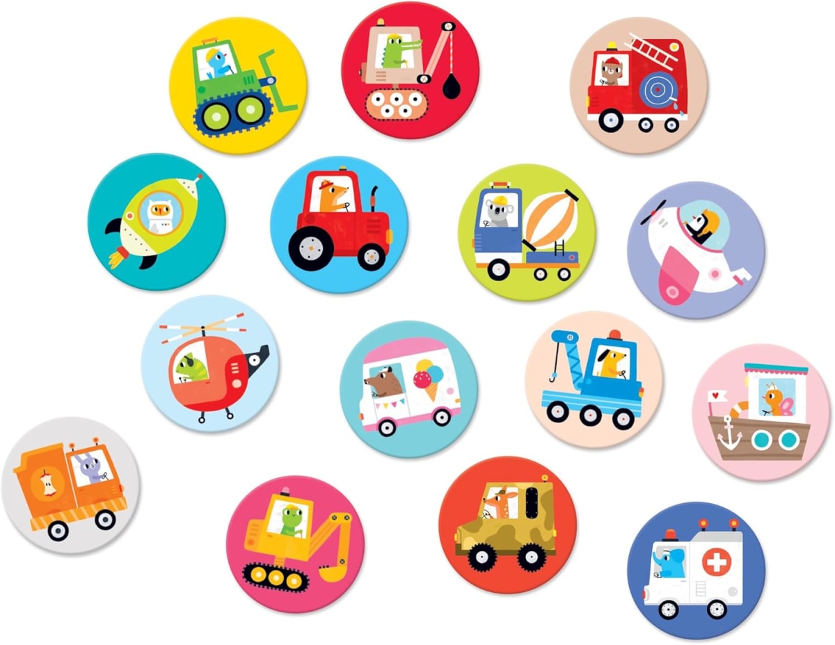 JUEGO DE MEMORIA ON-THE-GO VEHICLES2