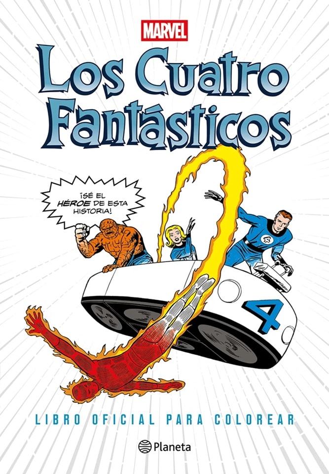 LOS CUATRO FANTASTICOS. LIBRO OFICIAL PARA COLOREAR1