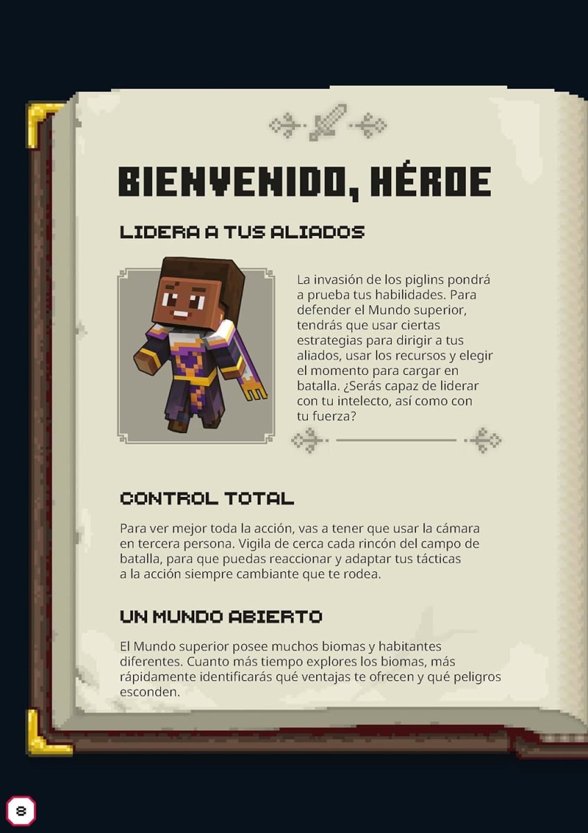 MINECRAFT. LEGENDS. UNA GUÍA HEROICA PARA SALVAR EL MUNDO SUPERIOR2