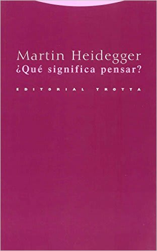 ¿QUÉ SIGNIFICA PENSAR?1