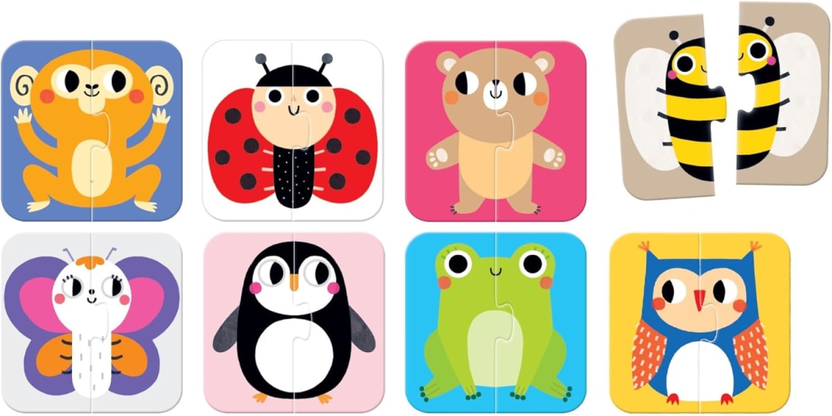 PUZZLE ON-THE-GO HALVES ANIMALS2