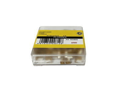 503805 CAJA DE FUSIBLE X50 MINIUÑA CORTA MODERNO 5A FLÖSSER