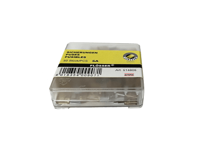 514805 CAJA DE FUSIBLE MINI UÑA 5A X50 FLÖSSER