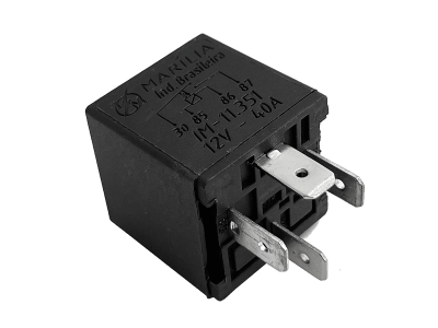 IM11351 RELAY DE CLAXON 4 TERMINALES NEGRO 12V MARILIA