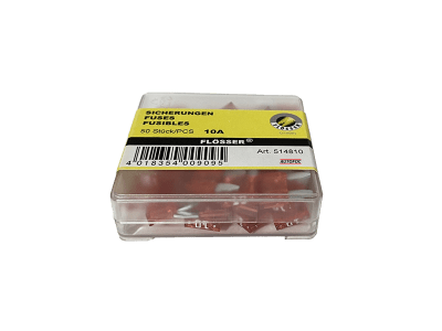 514810 CAJA DE FUSIBLE MINI UÑA 10A X50 FLÖSSER1