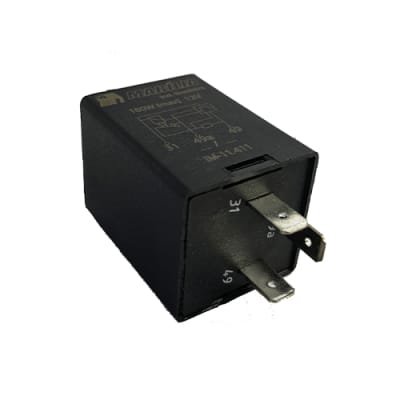 IM11411 FLASHER ELECTRONICO 12V 3 TERM. 180W NEGRO MARILIA