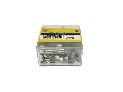 3225 CAJA DE FUSIBLE DE VIDRIO 25A X 50 PIEZAS ALEMAN FLÖSSER1