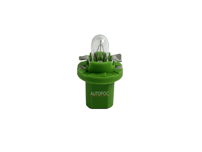 439101 CAJA FOCO DE TABLERO CON BASE BAX10D 12V 2W VERDE FLÖSSER1